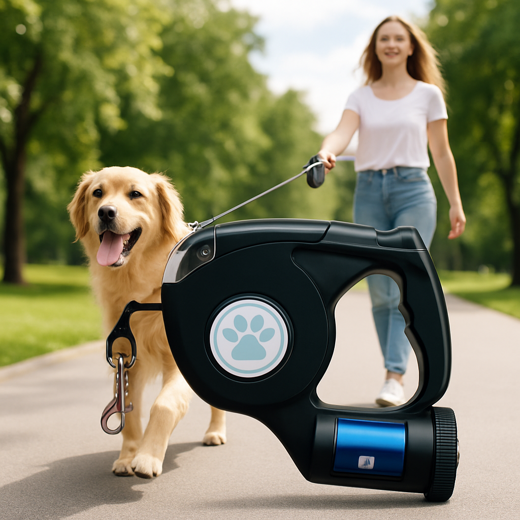 Laisse chien extensible Multifonctionnelle