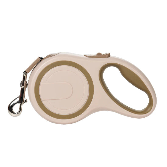 Laisse chien extensible café