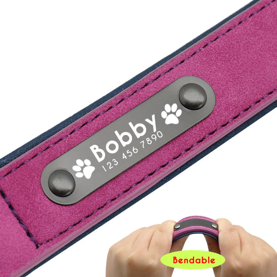 Collier prénom pour chien personnalisé