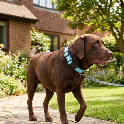 Collier lumineux Chien avec boucle de fixation rapide qui facilite la mise en place et le retrait du collier