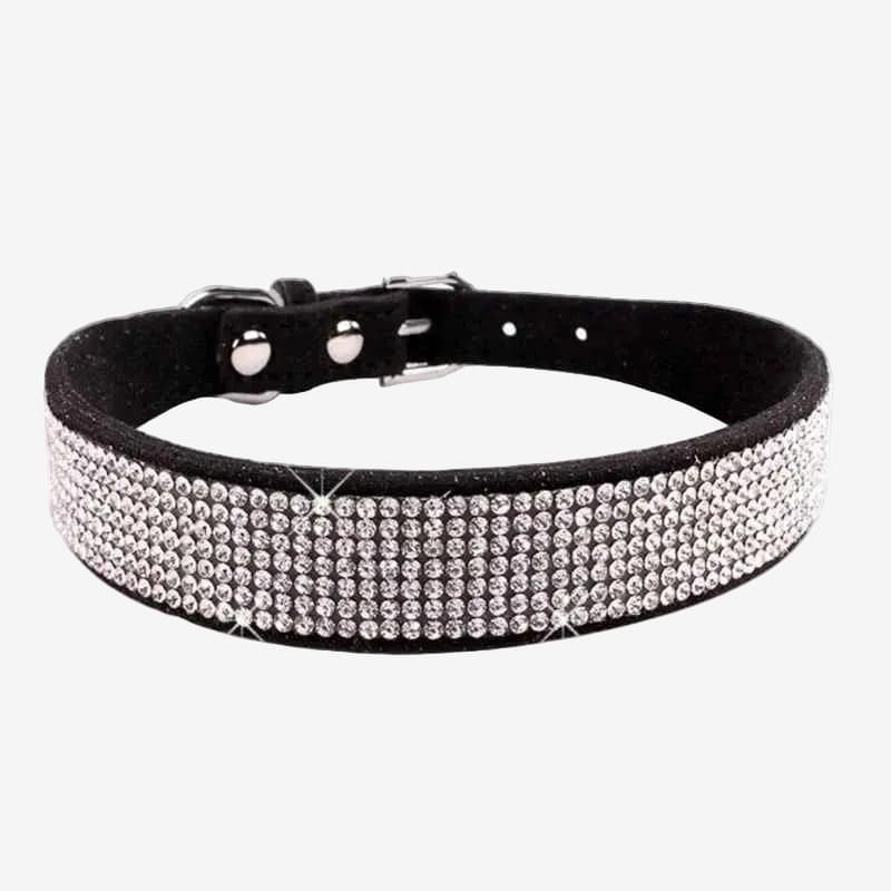 Collier Pour Petit Chien | Strass Élégance - Excursion Chien