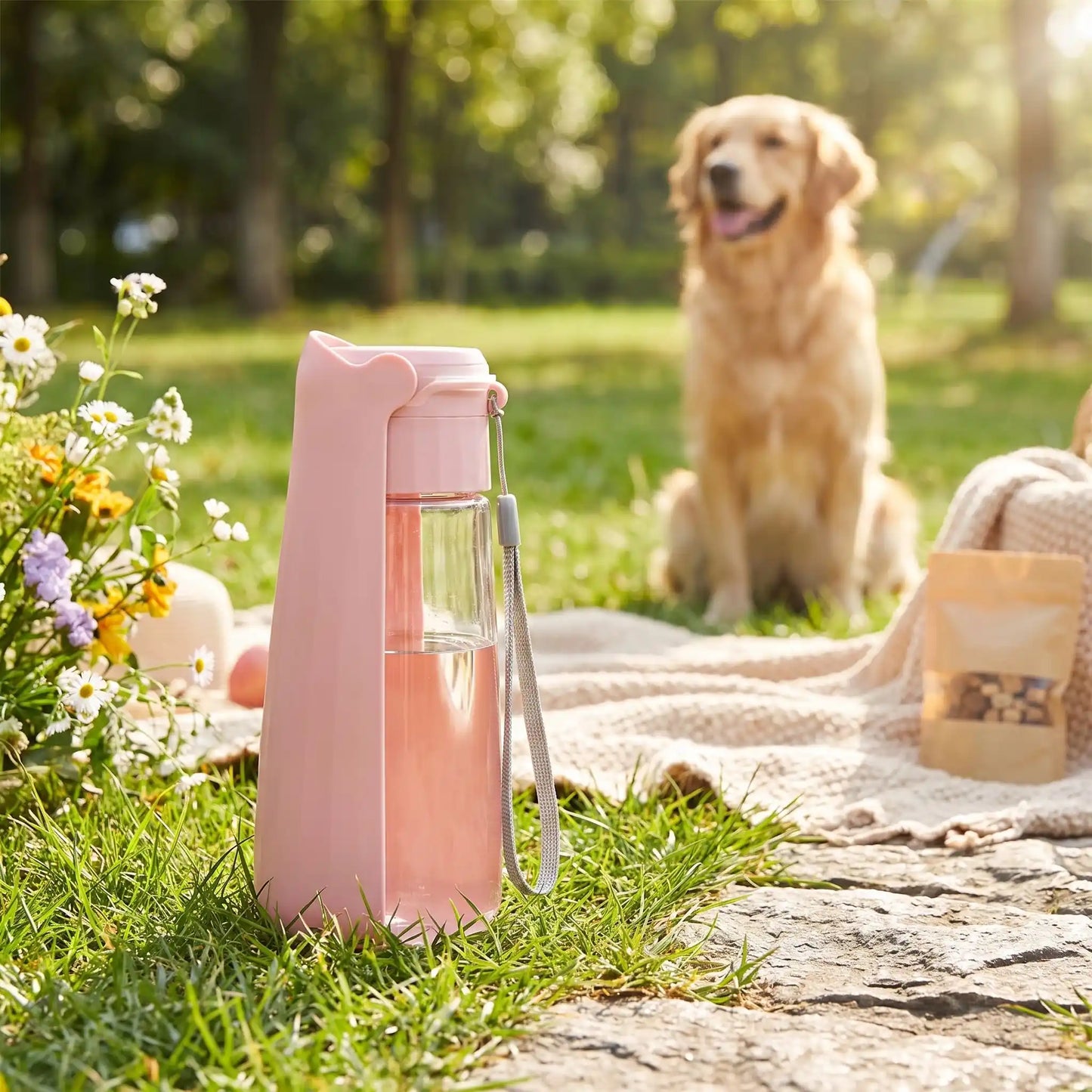 Gourde Pliable Pour Chien | Compact 550ml