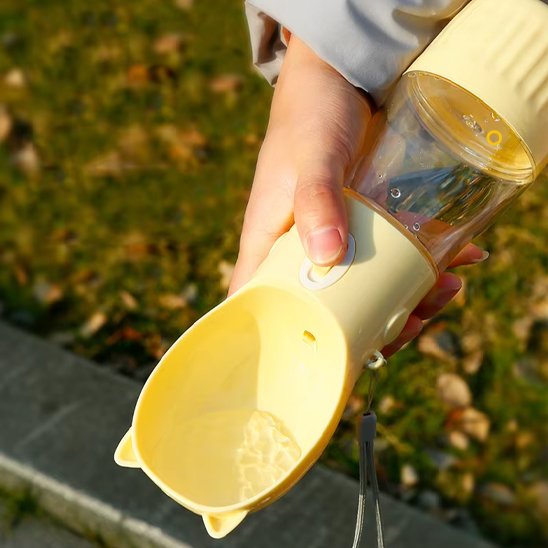 Gourde pour chien Avec valve de retour à économie d'eau