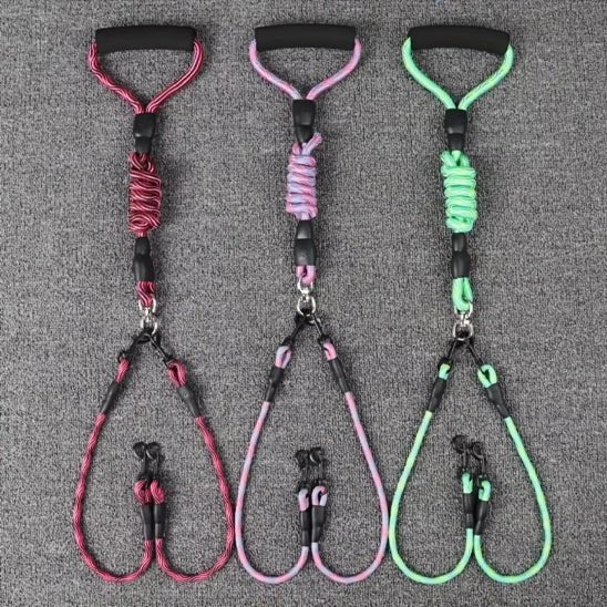 Double Laisse pour Chien | Ergonomique en Y - Excursion Chien