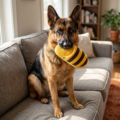Jouet pantoufle pour Chien | Résistant avec couineur - Excursion Chien