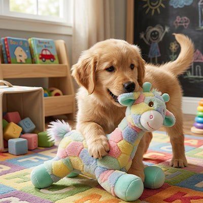 jouet pour dent chiot | Girafe Apaisant - Excursion Chien