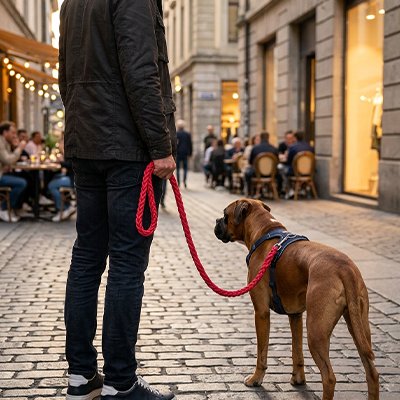 Laisse pour Chien avec dimension optimale offrant liberté de mouvement tout en maintenant le contrôle