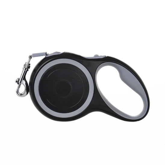 Laisse chien extensible noir