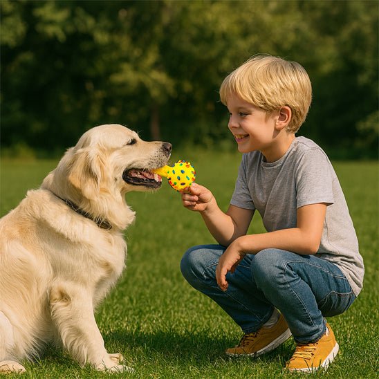 Os pour chien jouet | Caoutchouc naturel résistant - Excursion Chien