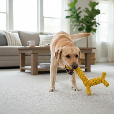 Peluche Chien adaptable aux chiens de toutes tailles