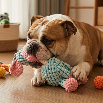 peluche chien interactif qui éveille tous les sens