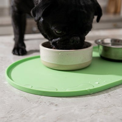 Tapis de Gamelle Chien | Silicone Imperméable - Excursion Chien