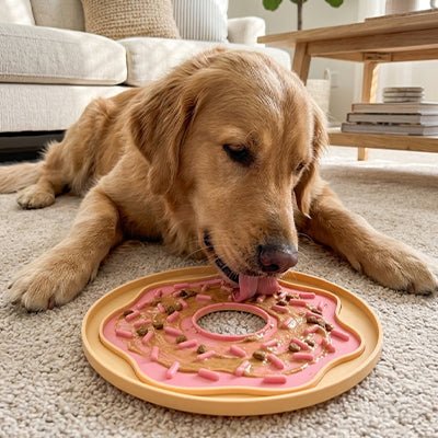 Tapis de léchage Chien action | Apaisant - Excursion Chien