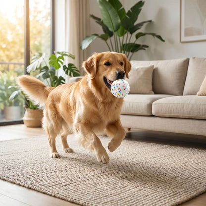 Balle en caoutchouc pour chien qui renforce votre complicité