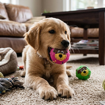 Balle pour chien indestructible qui prend soin des gencives de votre compagnon