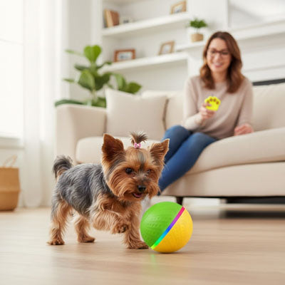 Balle indestructible pour Chien multicolor