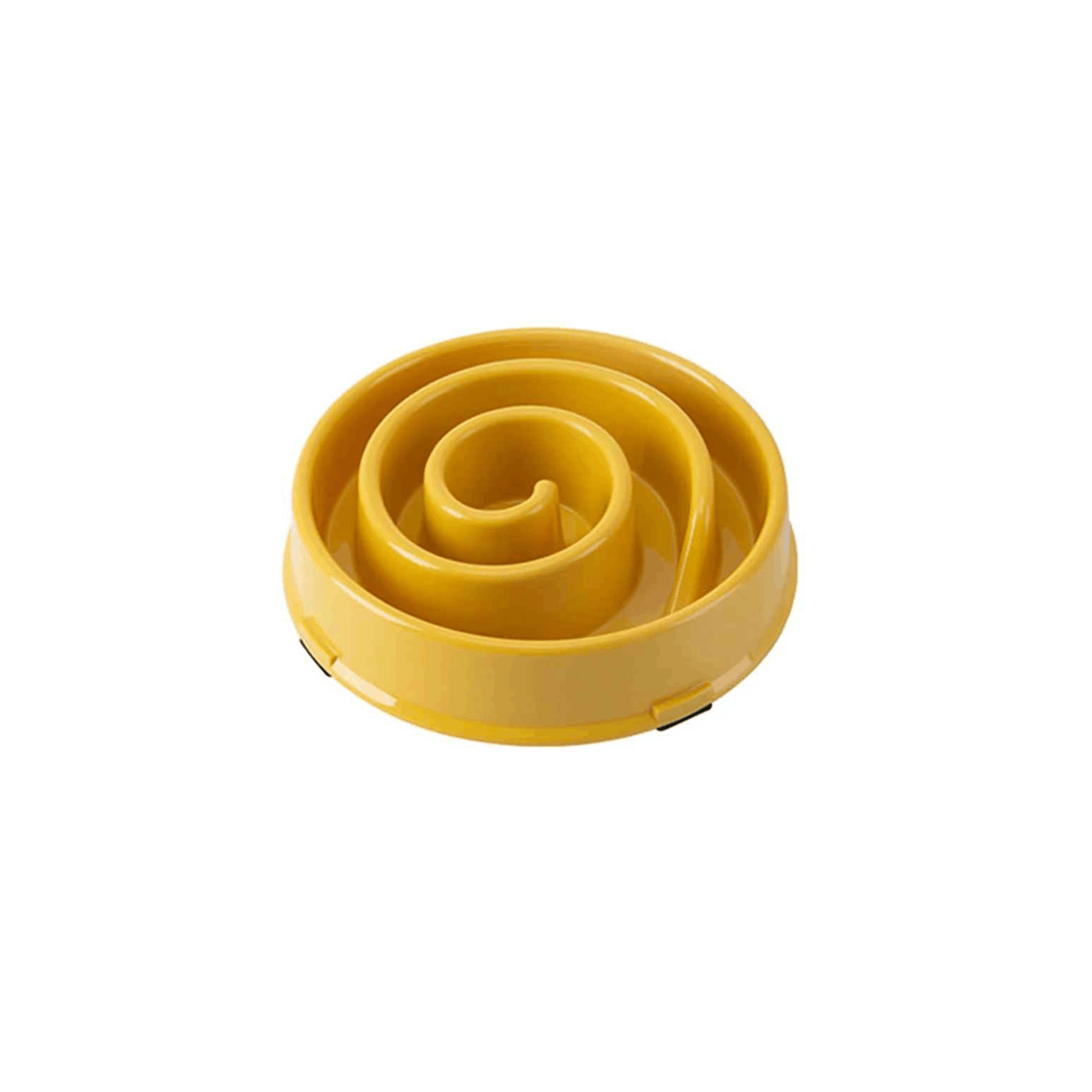 Gamelle anti-glouton pour chien avec design en spirale pour repas lents et contrôlés