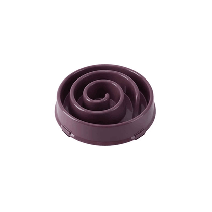 Gamelle anti-glouton spirale pour chien ralentissant la prise alimentaire et favorisant une meilleure digestion