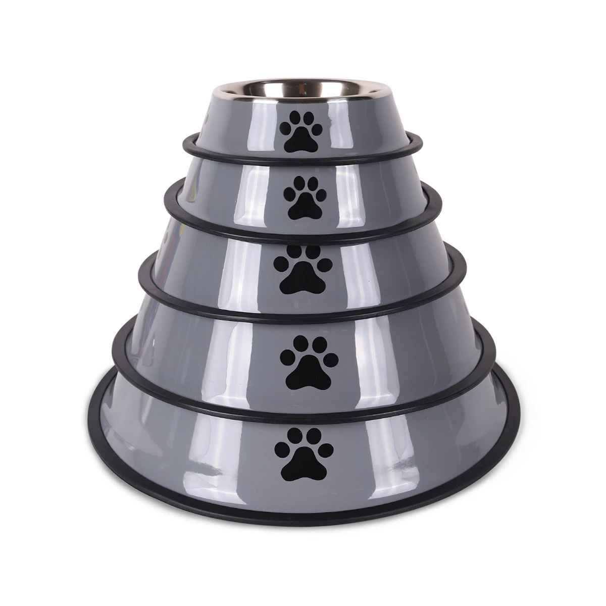 Gamelle inox pour chien avec finition résistante
