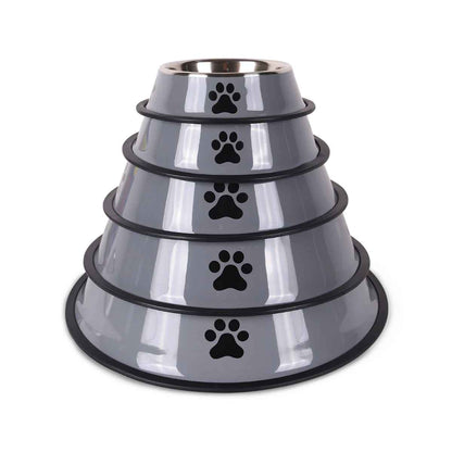 Gamelle inox pour chien avec finition résistante