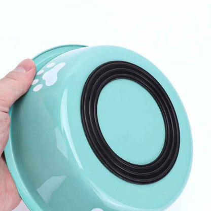 Bol inox pour chien avec base en silicone antidérapante