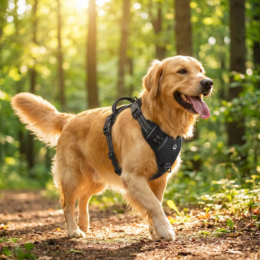 Harnais anti traction pour chien