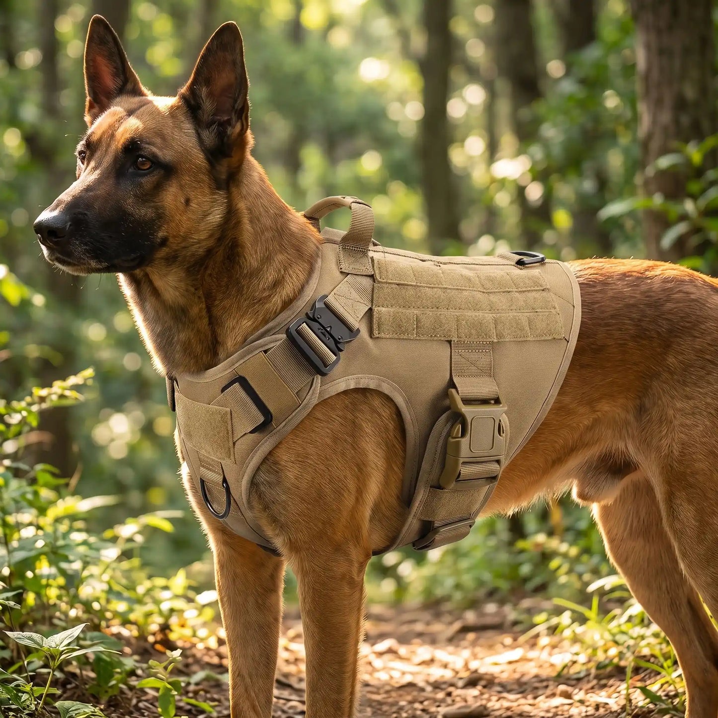 Harnais chien militaire confortable