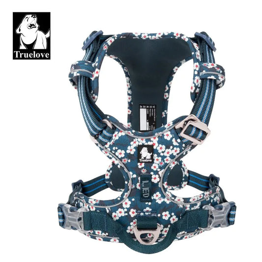 Harnais anti traction true love ajustable et réfléchissant
