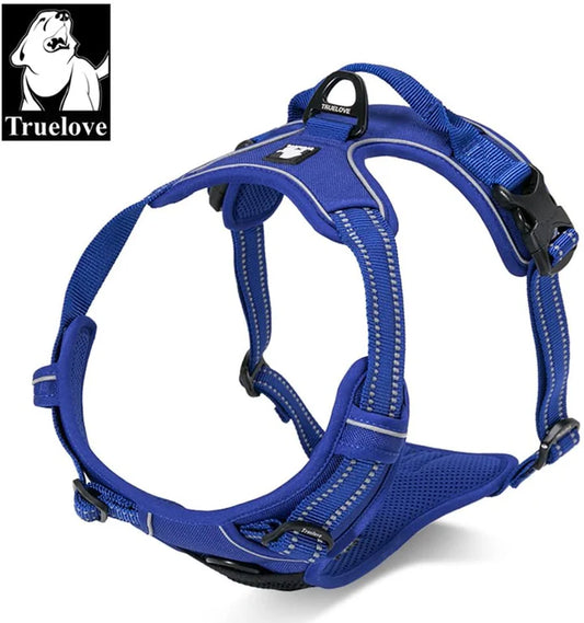 Harnais fluo chien TrueLove Attache frontale