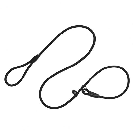 Laisse pour chien anti traction noir