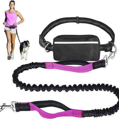 Laisse pour chien main libre idéale pour faire du Jogging avec son chien