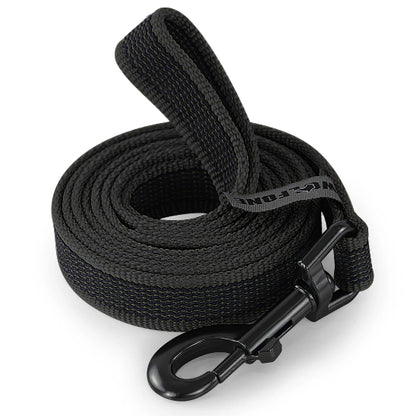 Laisse pour chiens en soi noir