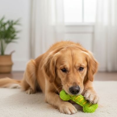 Os en plastique pour chien durable