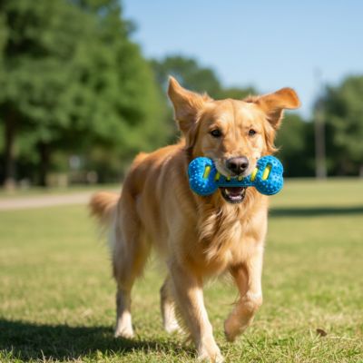 Os en plastique pour chien qui prend soin de la sante dentaire et apaise l'esprit de l'animal