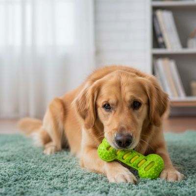 Os en plastique pour chien ultra résistant