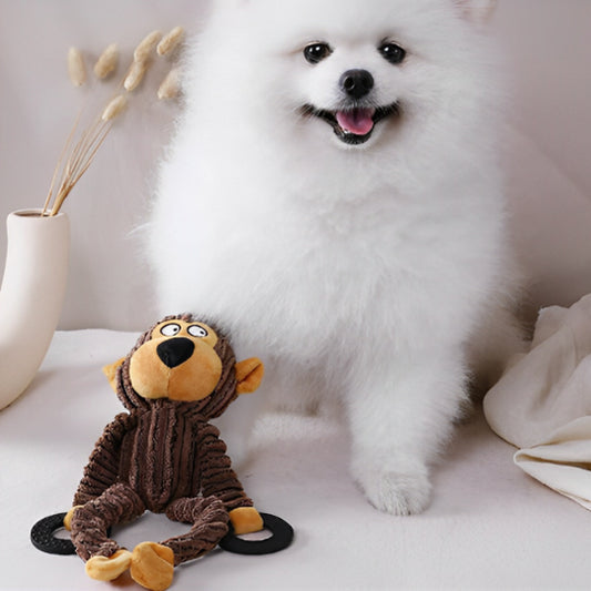 Peluche pour chien anti stress en texture apaisante