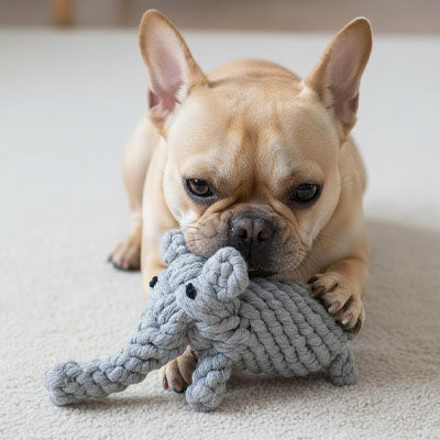 Peluche Chien qui résiste à toutes les morsures