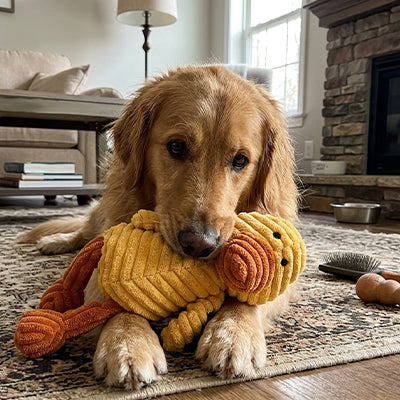Peluches pour chien qui apaise les chien anxieux