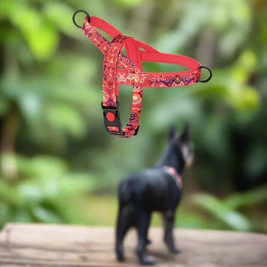 Harnais pour chien - DogSafeHarness™ - Rouge - Excursion Chien