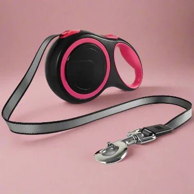 Laisse de chien - MaxLeash™ - Rose - Excursion Chien