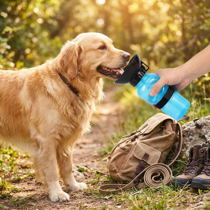 Accessoire d'hydratation pour chien au parc