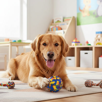 balle chien caoutchouc pour des jeux variés