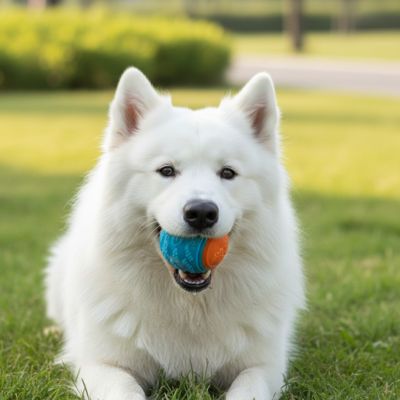 balle en caoutchouc pour chien résistante