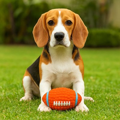 balle pour chien en matériau souple et résistant