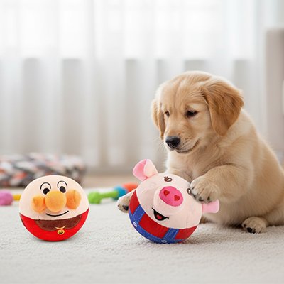 Balle pour Chien en forme de cochon rechargeable