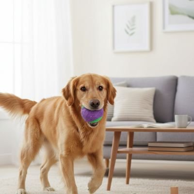 Balle pour Chien ergonomique adaptée à la gueule des chiens
