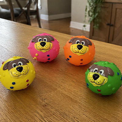  balle pour chien indestructible en caoutchouc résistant