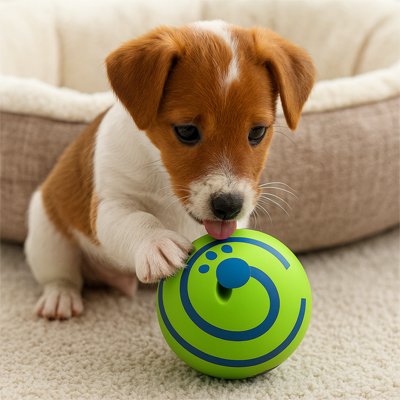 Balle pour Chien interactif, conçu pour divertir et garder votre chien occupé et actif. 