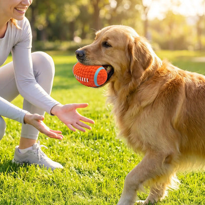 Ballon Rugby Chien | Ultra-Résistant