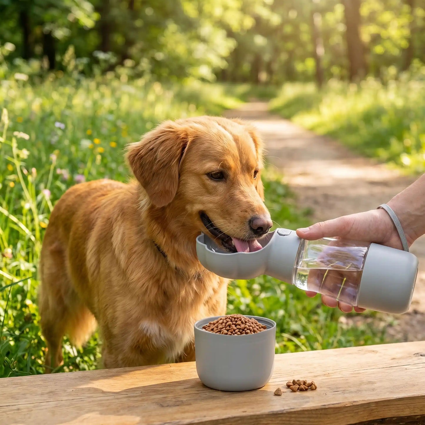 Bouteille d'eau pour Chien | Anti-Gaspillage 530 ml